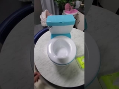 Öko-freundliche Grau/Pink/Blau-Druck Baby Potty Trainingssitz mit individuellem Logo