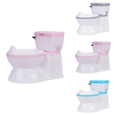 Umweltfreundliche Babypotty-Toilette mit EN-71-Zertifikat in Grau/Pink/Blau