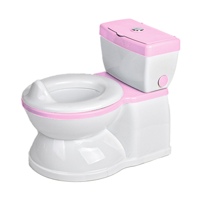 Nicht rutschfähige, realistische Potty-Trainingstoilette für Kleinkinder mit Soft Seat Flushing Sound Prüfbescheinigung EN71