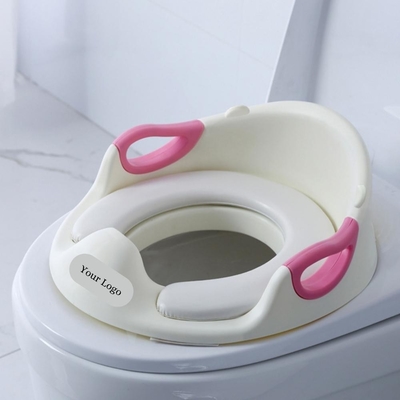 Spritzsichere Kindertoilettensitze mit Handgriffe und festem Muster