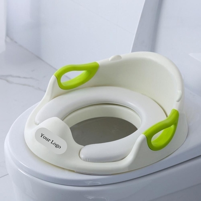 Spritzsichere Kindertoilettensitze mit Handgriffe und festem Muster