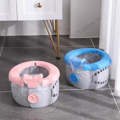 Tragbare Serenity Blaue Babytoilette mit individuellem Logo Klappbares Weiches Potty Trainingssitz