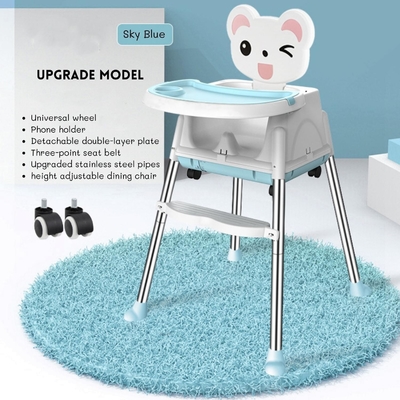 3 in 1 Multifunktionaler Hochstuhl für Babys Speisestuhl 92*65*65cm