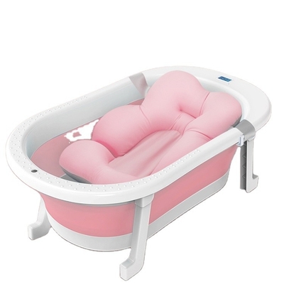 PP TPE Klappbad für Babys Umweltschonend Rosa Blau Offene Größe 79*21cm