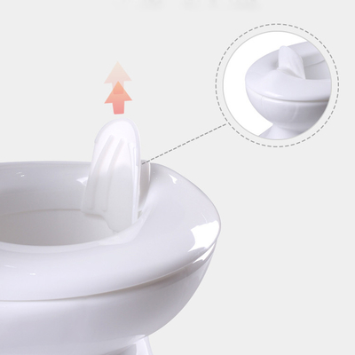 Massivblau-weiß-rosa Baby-Toiletten-Potty-Trainer mit EN71-Prüfzertifizierung