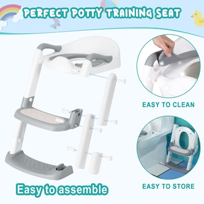 Luxus-Kinder-Potty-Leiter Toilettensitz ergonomisch