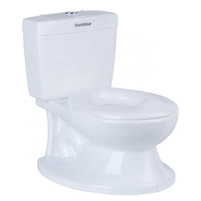 Weiches Babypflege-Potty-Sitz für Kinder Toilettentraining - Weißes Potty mit reinem Farbdesign