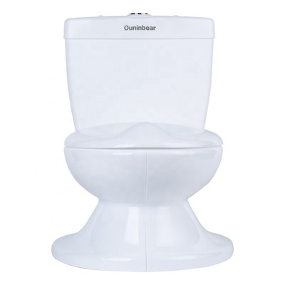 Weiches Babypflege-Potty-Sitz für Kinder Toilettentraining - Weißes Potty mit reinem Farbdesign