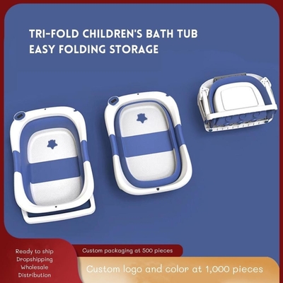 Anti-Schimmel Baby-Badewanne Plastik tragbare Badewanne für Neugeborene 60,5*43*20,5cm