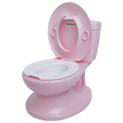Druckte rosa Kindertoilette mit EN71-Prüfzertifizierung für eine sichere Babytraining