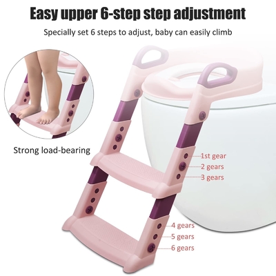 1-10 Jahre Alte Kinder Baby Potty Trainingsleiter Step Up Sitz Customized Logo