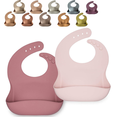 Druck-Soft Baby Silikon Bib mit Food Catcher BPA-frei 300*23cm