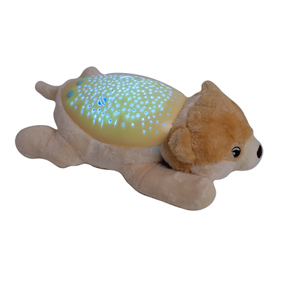 0-7 Jahre Baby Schlaf Soother Spielzeug Hund Plush Puppe mit projizierbarer Beleuchtung und Musik