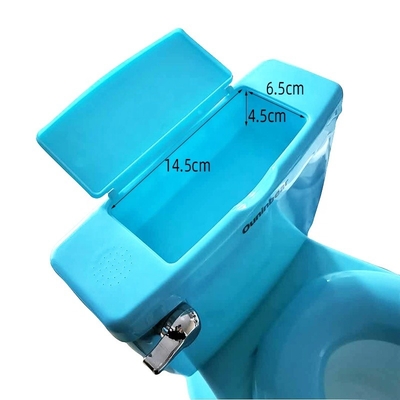Blau-Weiß-Pink-Plastik-Baby-Potty-Toilettentrainer mit individuellem Logo