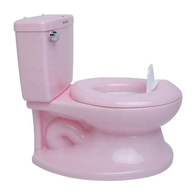 Rosa und weiße Babypotty-Toilette mit individuellem Logo EN71 Zertifiziertes reines Farbdesign