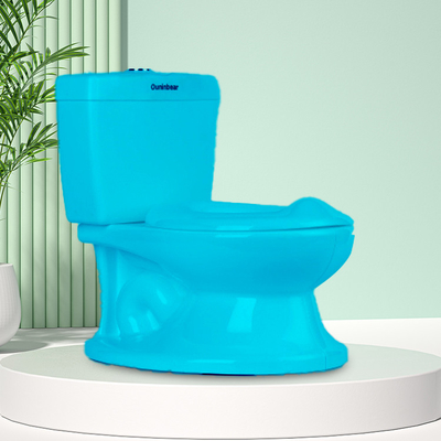 Anpassbares Logo Weiß Blau Rosa Baby Potty Trainer mit EN71-Zertifizierung