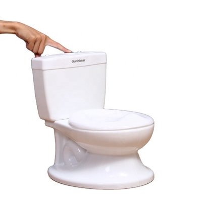 Weiße Babypotty-Toilette mit EN71-Prüfzertifizierung - Druckbild