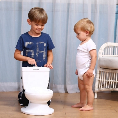Weiße Babypotty-Toilette mit EN71-Prüfzertifizierung - Druckbild