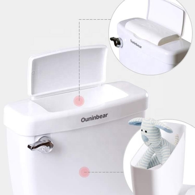 Öko-freundliche weiße blaue rosa baby-training-potty mit individuellem logo