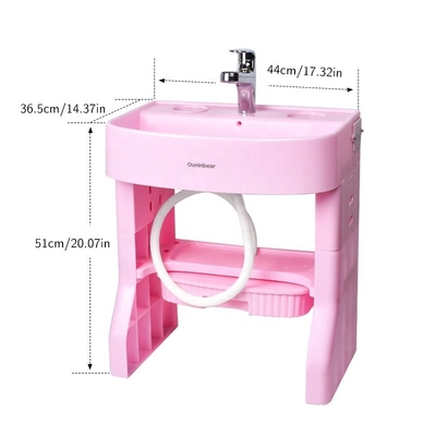 45*30*50cm Kinder Bad Waschbecken Smart Kinder Lernen Waschbecken Höhe verstellbar