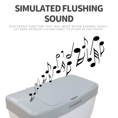 Grauer Eco-Friendly Baby-Potty Toilette EN-71 Zertifizierter Trainingssitz mit individuellem Logo