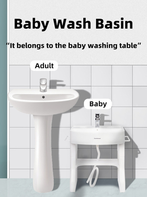 OEM / ODM Baby Waschbecken mit Stand Kinder Handreinigung Waschbecken beliebte Sanitärwaren