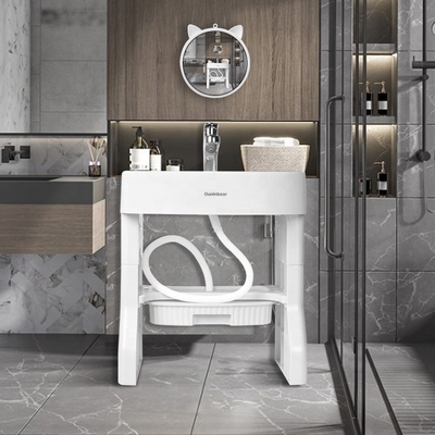 Handbecken Baby Waschbecken Badewanne mit 3 Stück AA-Batterie geeignet für 1-5 Jahre Kindersimulationsbecken