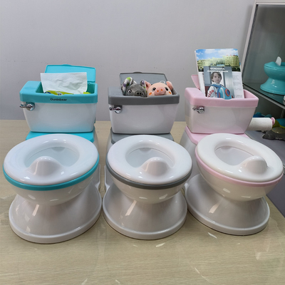 Benutzerdefiniertes Logo Babypotty Toilettentrainer EN71 Zertifiziertes Feststoff aus PP-Kunststoff in mehreren Farben