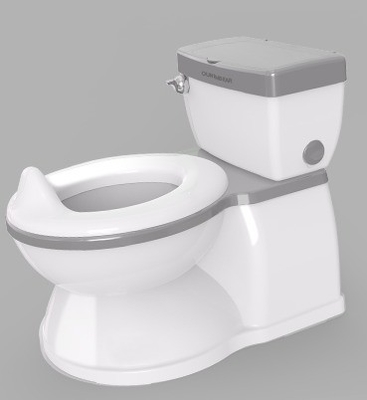 Benutzerdefiniertes Logo Babypotty Toilettentrainer EN71 Zertifiziertes Feststoff aus PP-Kunststoff in mehreren Farben