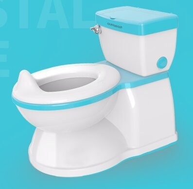 Benutzerdefiniertes Logo Babypotty Toilettentrainer EN71 Zertifiziertes Feststoff aus PP-Kunststoff in mehreren Farben