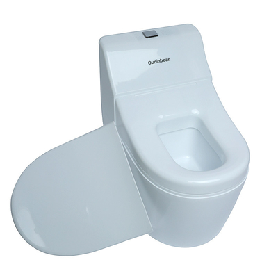 Baby-Potty-Toilette im weißen Cradle-Stil mit Druckmuster akzeptiert OEM EN71-Test-Zertifiziert