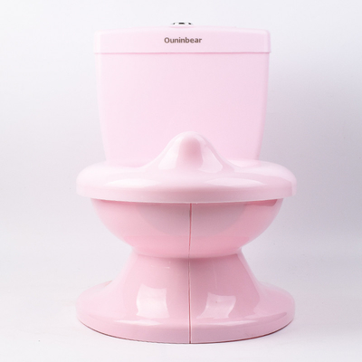 Unisex-Baby-Potty-Toilette mit individuellem Logo EN71 Prüfung Zertifiziertes Druckmuster Rosa/Blau/Weiß Farben