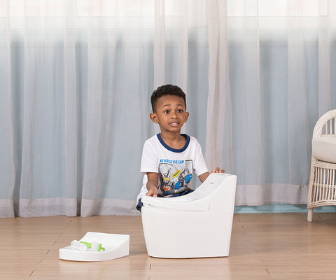 Umweltfreundliche Babypotty-Toilette mit Druckmuster - EN-71-zertifiziert