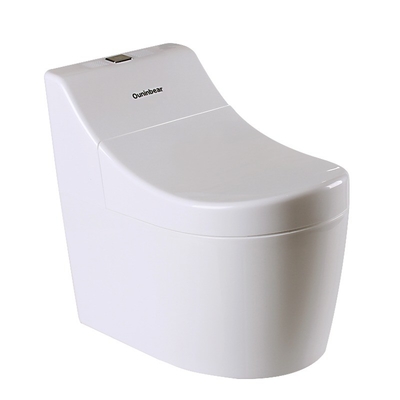 Weiße Toilettenwiege mit Toilettentrainer - Druckdesign