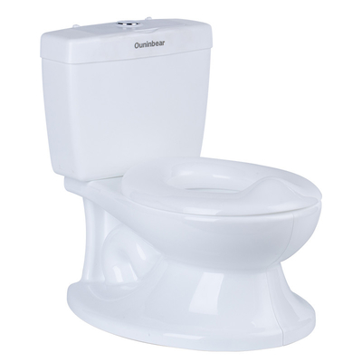 PP-Baby-Potty-Toilette mit benutzerdefiniertem Logo EN-71 zertifiziertes Simulationsdesign für einfaches Training