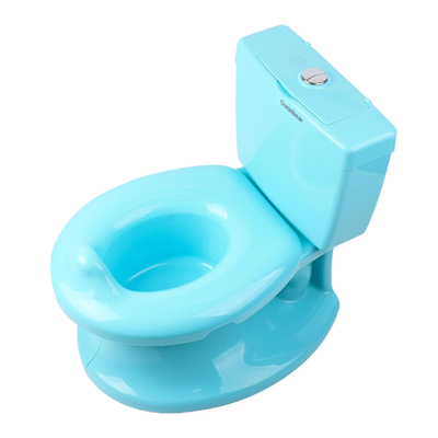 Zertifizierte Babytoilette mit Spülgeräusch Weiß Blau Rosa Kindertoilette Trainer EN71 getestet