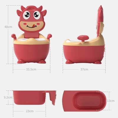 Karikatur-Baby-Potty-Toilette in Kuhform mit EN71-Prüfzertifizierung