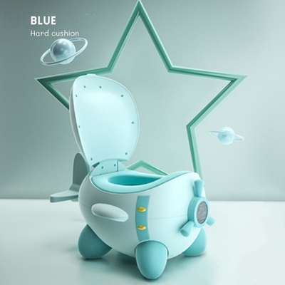 Zeichentrickfilm-Flugzeugform-Baby-Potty-Trainingstoilette mit benutzerdefiniertem Logo für die EN71-Prüfung
