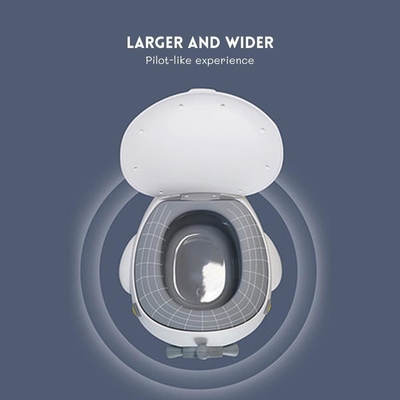Weiches PU Flugzeugdesign Babypotty-Trainingtoilette mit benutzerdefiniertem Logo