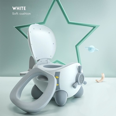 Weiches PU Flugzeugdesign Babypotty-Trainingtoilette mit benutzerdefiniertem Logo