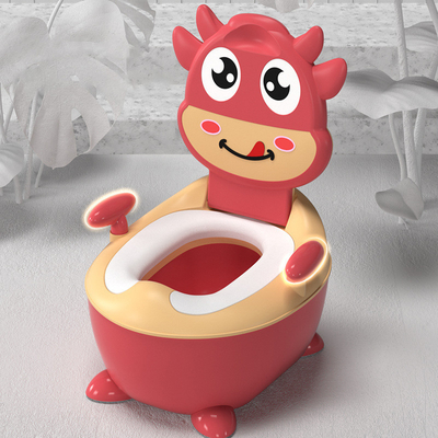 Farbige Zeichentrickfilm Kuh Babytraining Potty mit EN71-Prüfzeugnis