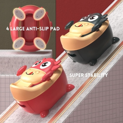 Farbige Zeichentrickfilm Kuh Babytraining Potty mit EN71-Prüfzeugnis