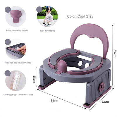 Einstellbare Höhe Oriental Cherry Baby Toilettensitz Klapptoilette Training ABS Toilette
