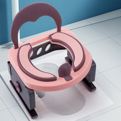 Einstellbare Höhe Oriental Cherry Baby Toilettensitz Klapptoilette Training ABS Toilette