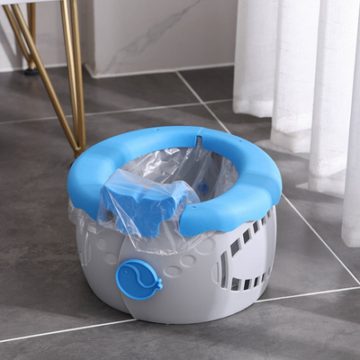 Custom Logo Baby Toilettenputt in Serenity Blau Ozean freundlich PP TPE für Putty Training
