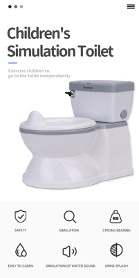 Ökofreundliche PP-Baby-Training-Potty mit EN71-Zertifizierung für Reisesimulationen