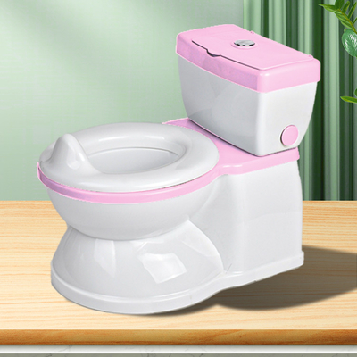 Grauer rosa blauer Test EN71 Zertifiziertes Baby Training Potty Toilettenkit mit benutzerdefiniertem Logo