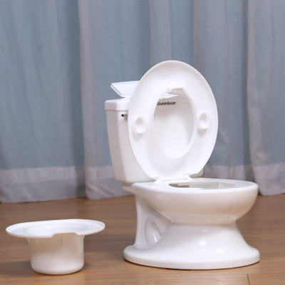 Öko-freundliche Plastik-Babypotty-Toilette mit individuellem Logo-Simulationsdesign EN-71 zertifiziert Leichtgewicht