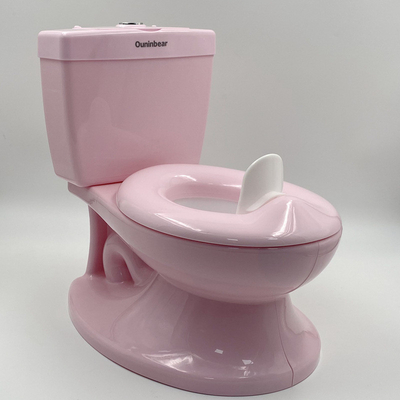 Öko-freundliche Plastik-Babypotty-Toilette mit individuellem Logo-Simulationsdesign EN-71 zertifiziert Leichtgewicht
