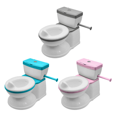 Öko-freundliche Kinderpotty mit individuellem Logo Toiletten-Trainer für Kleinkinder in Blau/Pink/Weiß